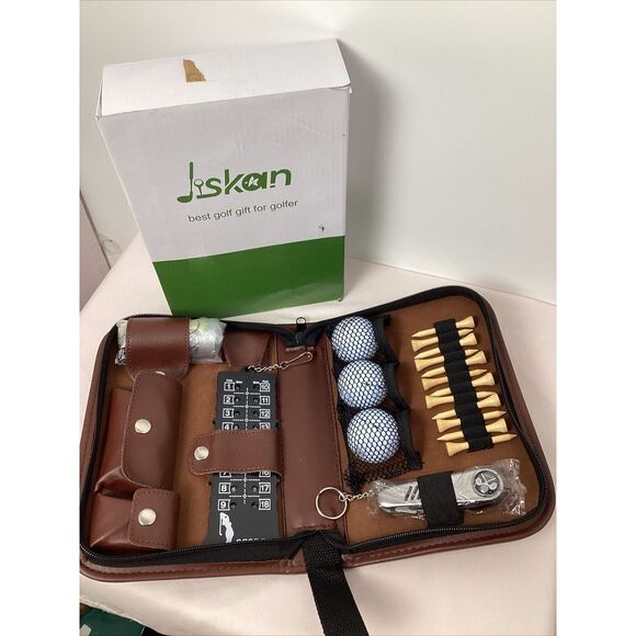 Jiskan Pro Golf Kit Storage Case, Golf Balls, Rangefinder, Golf T's, Brush, Etc. - Picture 7 of 9